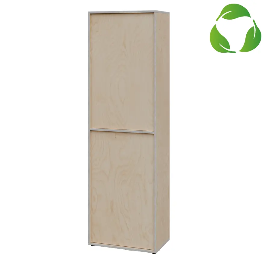 EFE V640 L kancelářská skříň, 1-dveřová, 2000x600x400, levá, překližka bříza